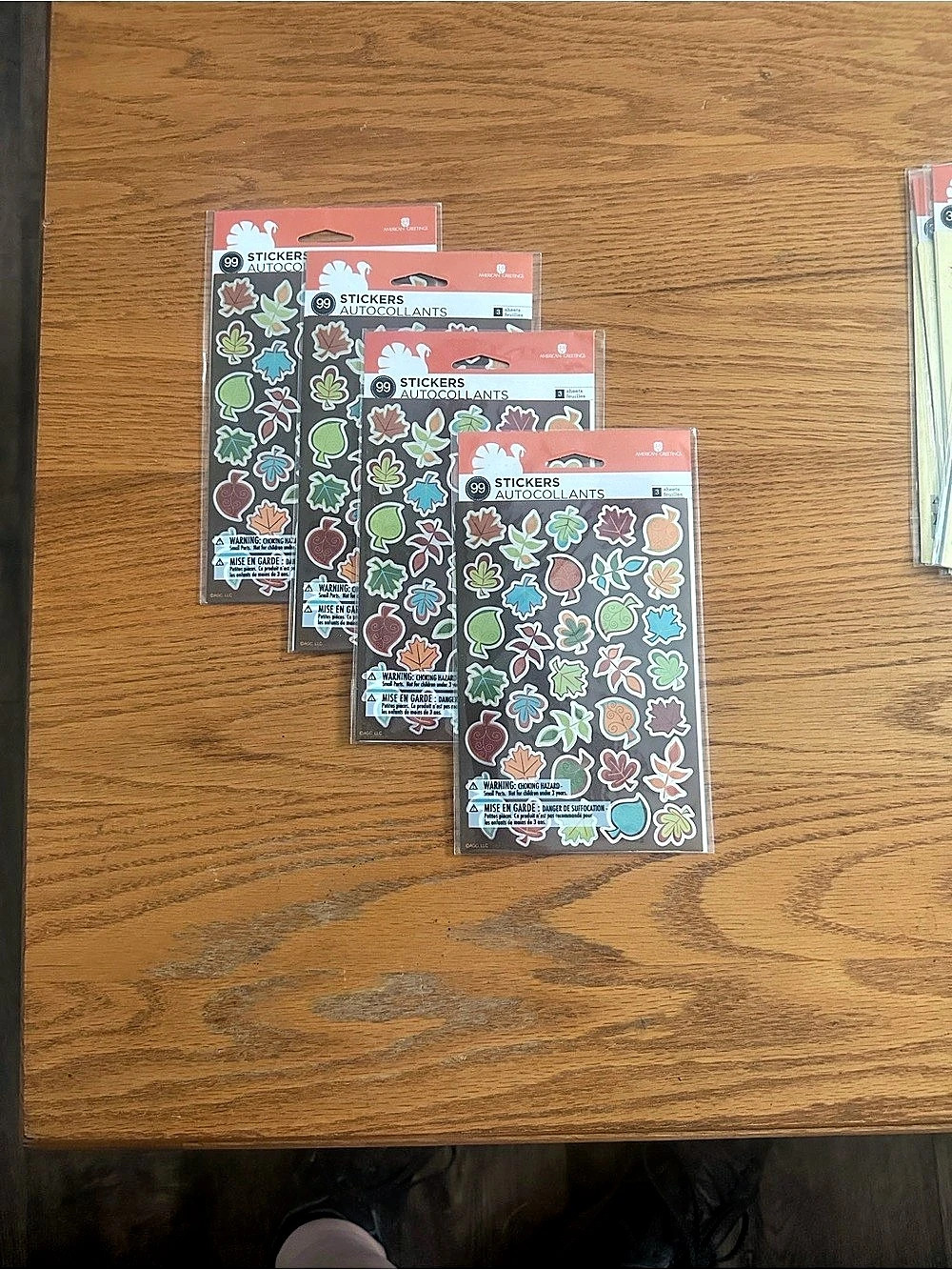 Autumn Sticker Packs Set Multicolor - Picture 3 of 4